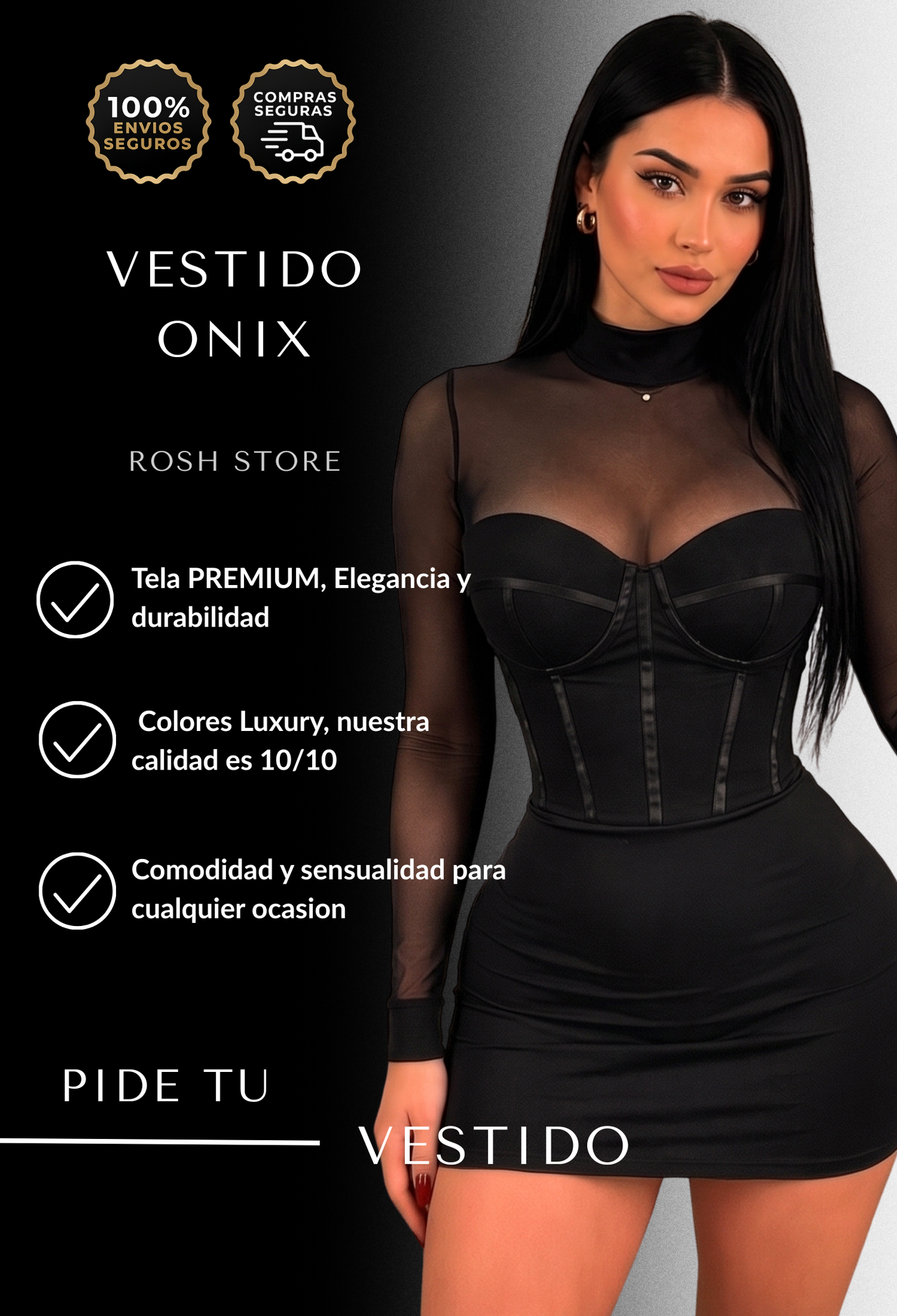 VESTIDO ONIX®